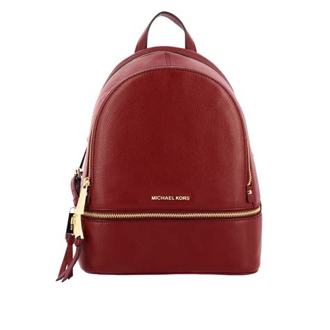 Rhea velvet backpack Michael Kors Burgundy in Velvet 